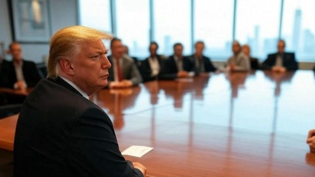 Trump holds talks with top CEOs amid low confidence, recession risks