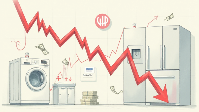 Whirlpool stock falls 12% after missing Q2 expectations and slashing dividend