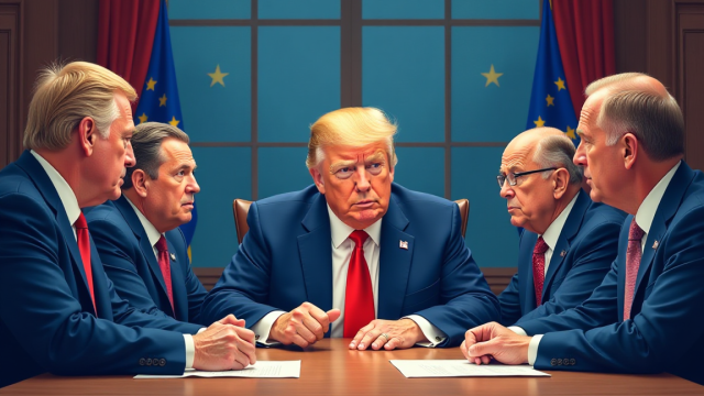 Trump puts odds of US-EU tariff deal at 50-50 amid rising trade tensions
