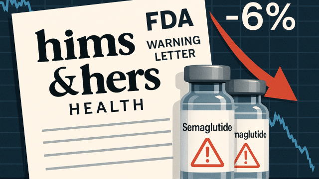 Hims & Hers shares drop 6% after FDA warning on semaglutide marketing claims