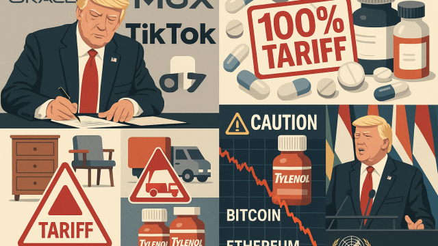 Weekly wrap: TikTok deal, pharma tariffs, crypto crash and Nvidia OpenAI deal