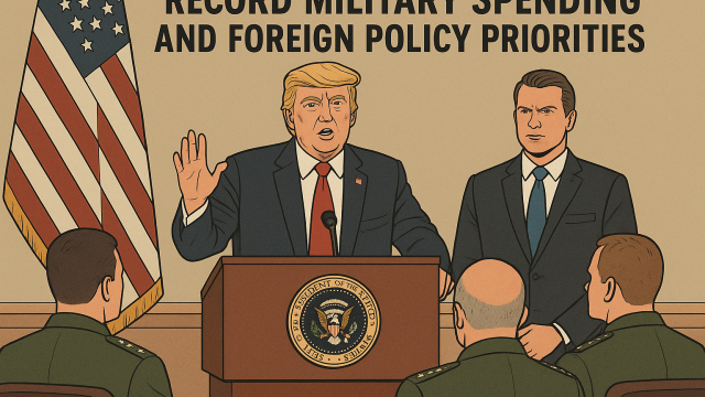 Trump’s speech: record military budget, peace initiatives in Gaza, Ukraine