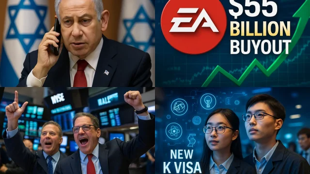 Evening digest: Netanyahu apologizes, EA $55B buyout, China’s new K Visa