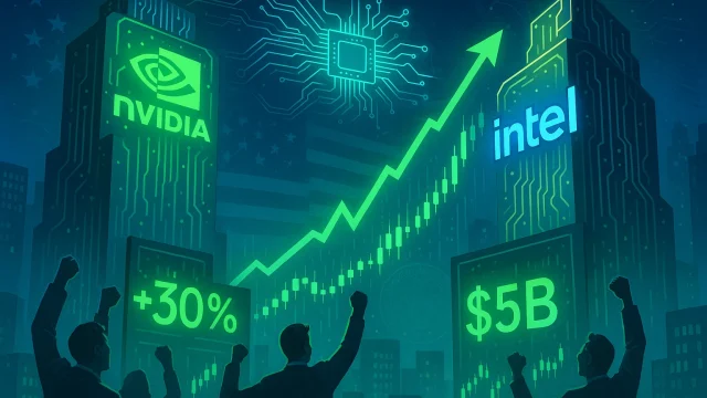 Intel stock hits 52-week high after Nvidia’s $5B move: analysts see upside but flag caution