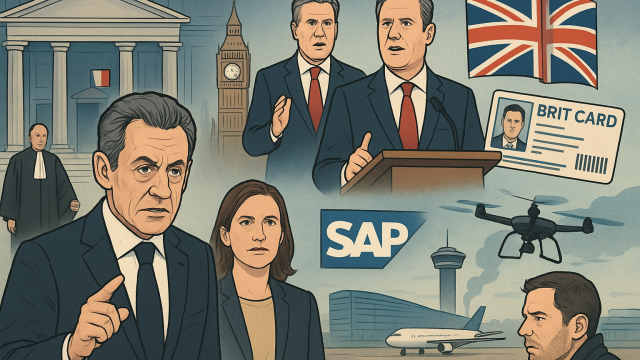 Europe bulletin: Sarkozy sentenced, SAP probe, Denmark drone attacks