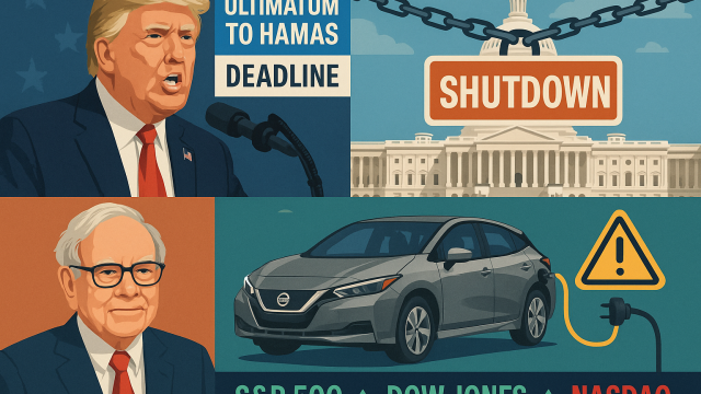 US digest: Trump’s Hamas ultimatum, government shutdown stalemate continues