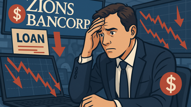 Zions shares plunge 7% after $50M loan loss, US regional banks face credit pressure