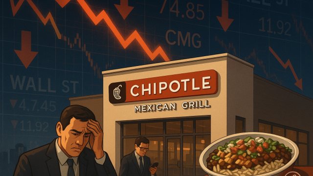 Chipotle stock plunge 15% after sales forecast cut amid industry headwinds