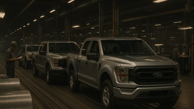 Ford stock tumbles 7% after report that Novelis plant fire will disrupt production