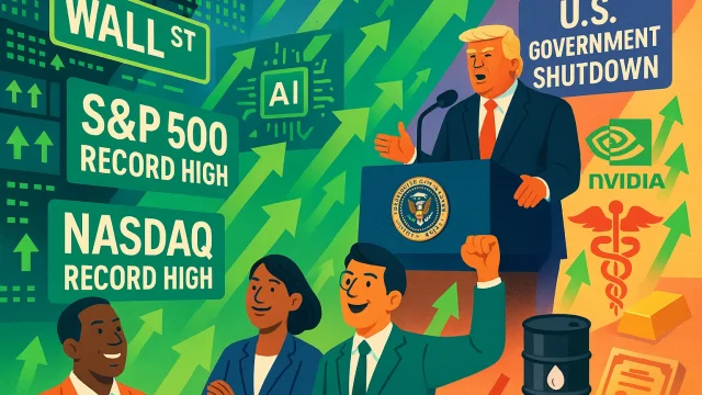 Wall Street open: S&P 500 hit fresh records; Trump uses shutdown as opportunity