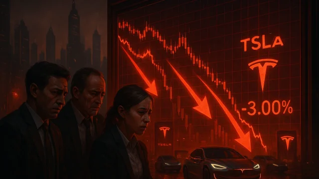 Why Tesla stock is crashing over 4% on Thursday