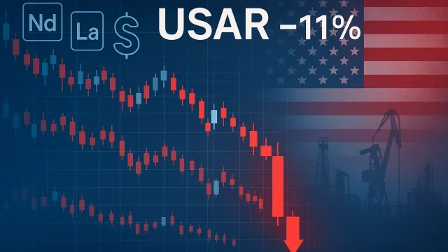Why is USA Rare Earth stock witnessing a sharp sell-off today