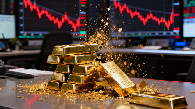 Gold prices plunge 6%, marking biggest one-day drop in five years as rally stalls