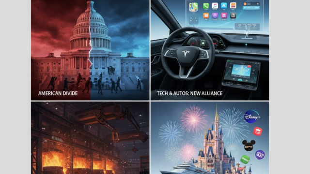 Evening digest: US gridlock deepens, Tesla CarPlay plans, Disney’s mixed Q4