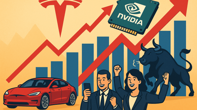 Why Tesla stock is soaring 6% after Nvidia’s blockbuster earnings