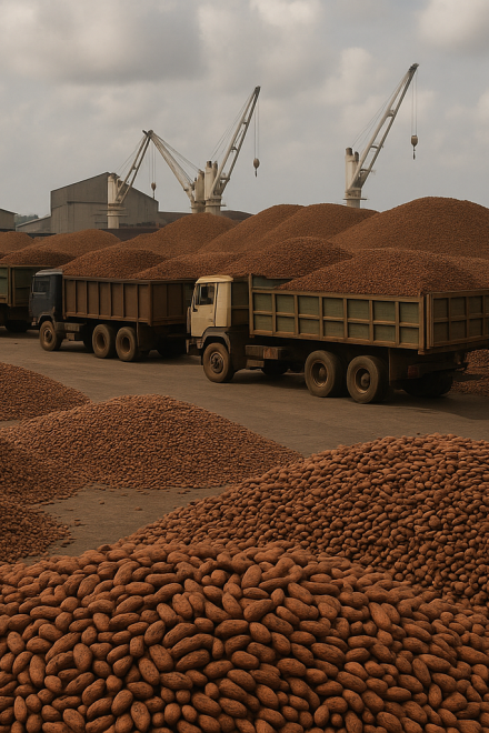What’s driving the sudden cocoa pile-up at Ivory Coast’s busiest ports?