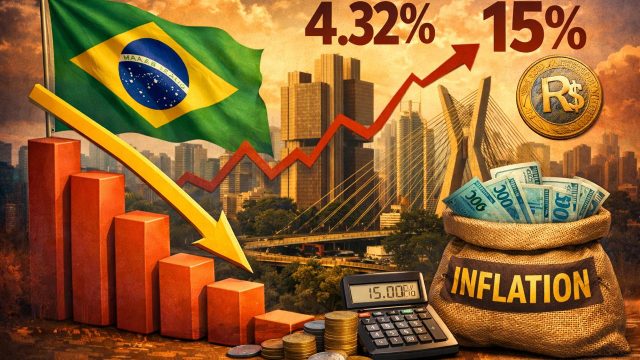 Brazil inflation forecasts ease as central bank holds rates high: report