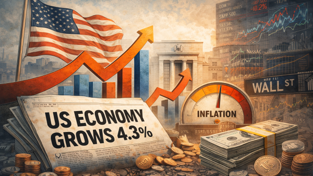 US GDP jumps 4.3% in Q3, beating forecasts as Fed rate-cut bets fade