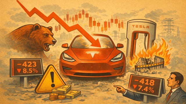 Why Tesla stock is sliding 3% after hitting new highs earlier in the day