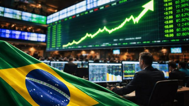 Brazil’s Ibovespa rises on polls and US data as global risks weigh