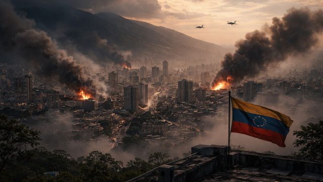 Chronicles of Caracas from the ground: blackouts, blasts, and empty shelves