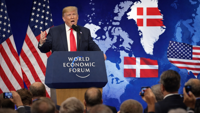 Trump says no to force in Greenland but insists on ‘immediate negotiations’ in Davos