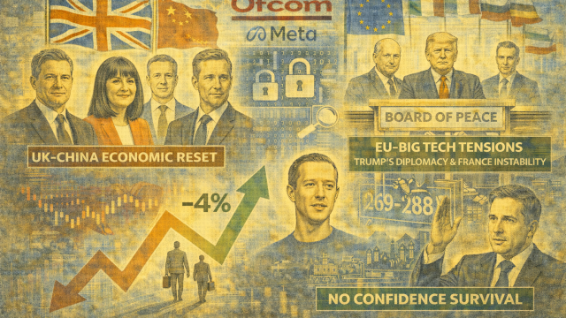 Europe bulletin: UK courts China, Ofcom probes Meta, EU alarms over Trump