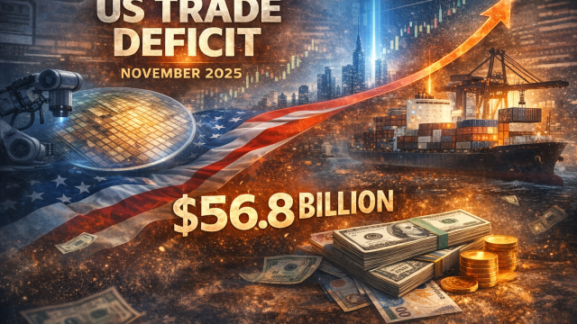 US trade deficit widens to $56.8 billion, far exceeding $43.4B forecast