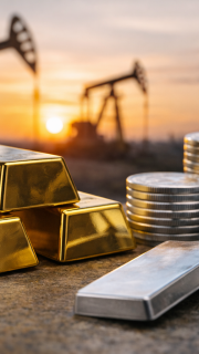 Commodity wrap: gold and silver end volatile week with small gains; oil rises