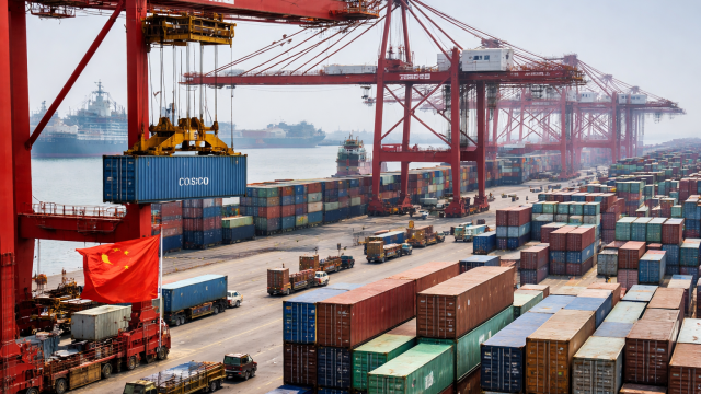 China trade surplus hits record $213B as exports surge 21.8%