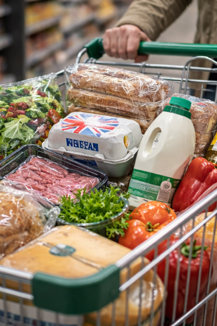 UK grocery inflation rises as seasonal spending jumps